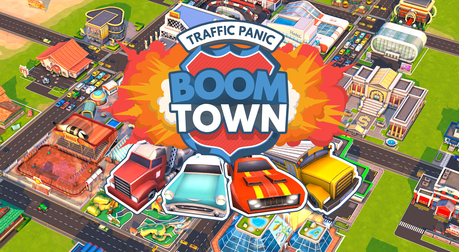 لعبة Traffic Panic Boom Town
