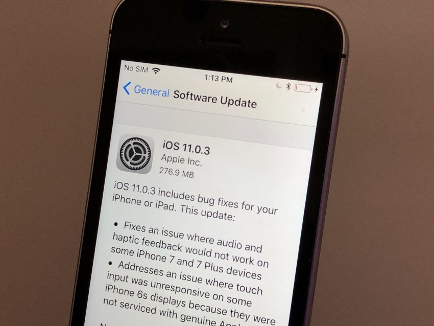 تحديث جديد iOS 11.0.3 تطلقة شركة آبل لأجهزتها الآيفون والآياد مدونة نظام أون لاين التقنية