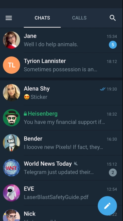 Telegram X تطبيق بديل لتطبيق تيليجرام من نفس الشركة ويتمتع بكل مزاياه وأكثر مدونة نظام أون لاين التقنية