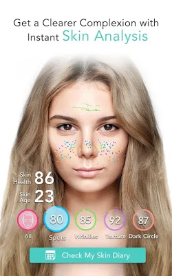 تطبيق مذهل لتعديل الصور واضافة التأثيرات YouCam Makeup لجوالات الاندرويد مدونة نظام أون لاين التقنية