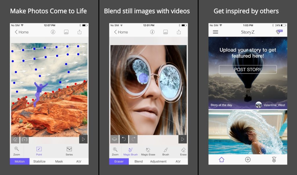 تطبيق StoryZ Photo motion المذهل لوضع جزء متحرك في صورتك مدونة نظام أون لاين التقنية