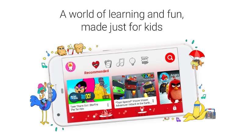 تطبيق يوتيوب كيدز Youtube Kids - النسخة المخصصة للأطفال من تطبيق اليوتيوب الشهير مدونة نظام أون لاين التقنية