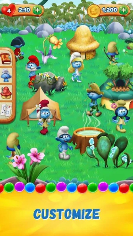 لعبة السنافر Smurfs Bubble Story الممتعة، متاحة لجوالات الآندرويد والآيفون مدونة نظام أون لاين التقنية