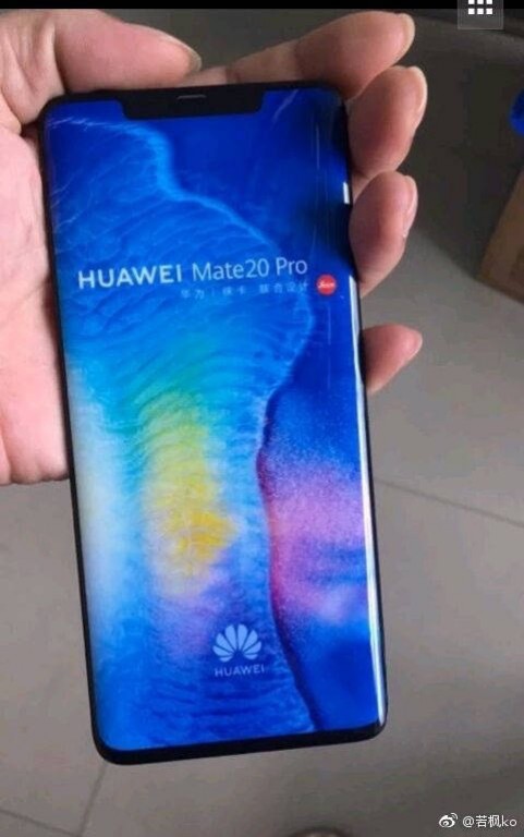 تسريب صورة واقعية تستعرض هاتف Huawei Mate 20 Pro والتي تكشف عن بعض مواصفاته مدونة نظام أون لاين التقنية