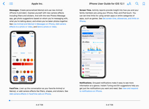 آبل تكشف عن iPhone User Guide for iOS 12.1 المجاني على آيتيونز لشرح مزايا iOS 12.1 مدونة نظام أون لاين التقنية