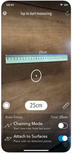 تطبيق MeasureKit - AR Ruler Tape لقياس أي شئ باستخدام تقنية الواقع المعزز مدونة نظام أون لاين التقنية