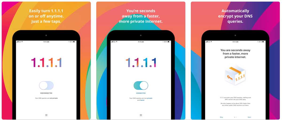 تطبيق 1111 الجديد للحفاظ على السرية ورفع سرعة الانترنت لهواتف الأندرويد والآيفون مدونة نظام أون لاين التقنية