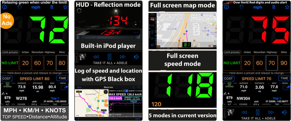 تطبيق Speedometer 55 GPS Speed & HUD لقياس سرعتك الحالية ومزايا أخرى مدونة نظام أون لاين التقنية
