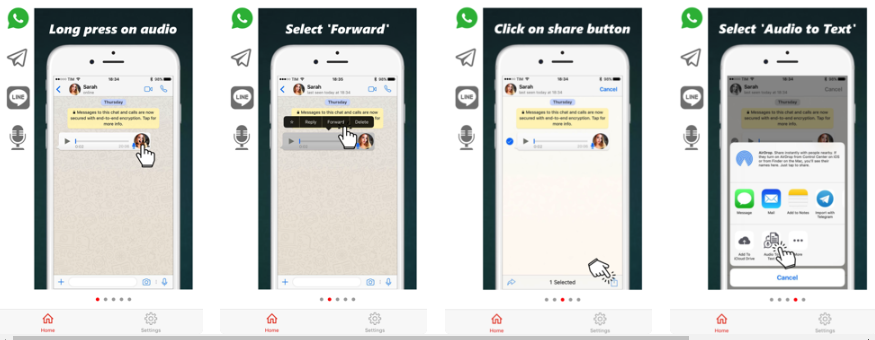 تطبيق Audio to Text for WhatsApp لتحويل المقاطع الصوتية في واتساب إلى نص مكتوب مدونة نظام أون لاين التقنية