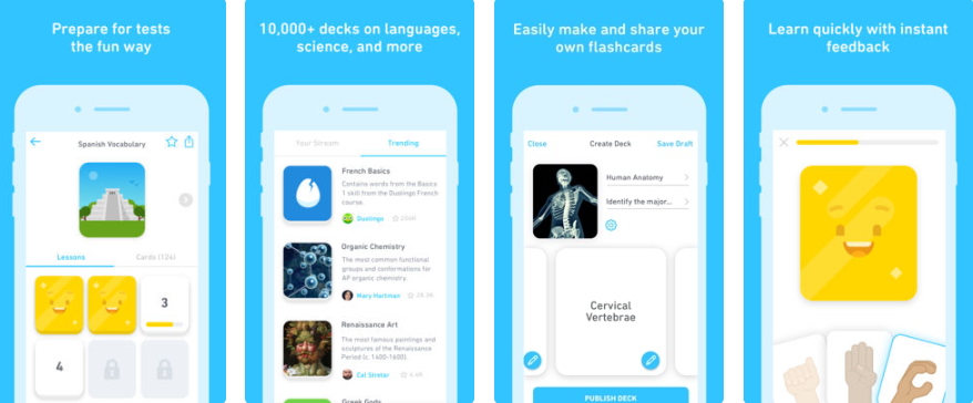 تطبيق Tinycards by Duolingo لصناعة البطاقات التعليمية بأسلوب جذاب مدونة نظام أون لاين التقنية