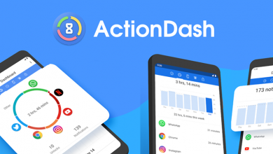 تطبيق ActionDash لمعرفة الوقت الذي تقضيه على كل التطبيقات واحصاءات اخرى مدونة نظام أون لاين التقنية