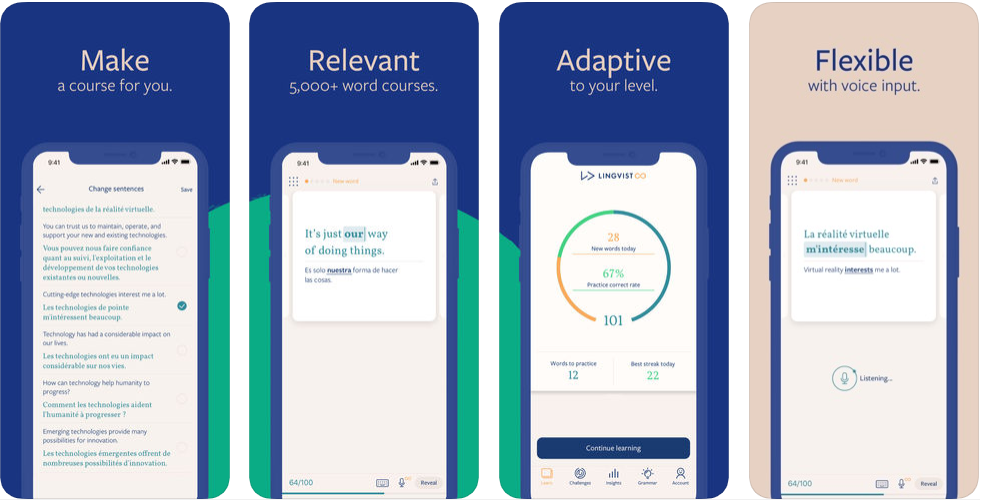 تطبيق Lingvist: Vocabulary Builder لتعلم العديد من اللغات بشكل مجاني بالكامل مدونة نظام أون لاين التقنية