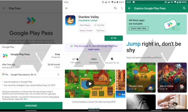 جوجل تختبر خدمة Play Pass لتقديم باقات لتطبيقات وألعاب أندرويد باشتراك شهري مدونة نظام أون لاين التقنية