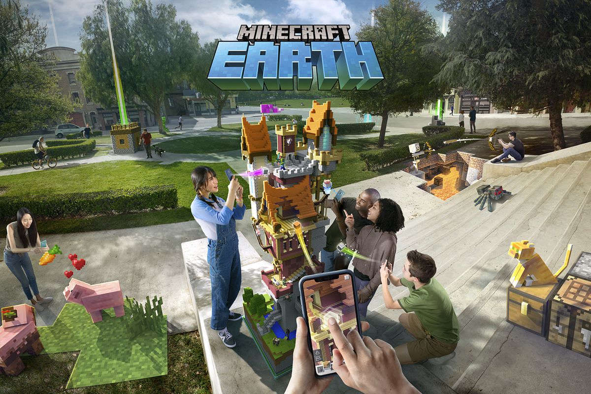 لعبة Minecraft Earth
