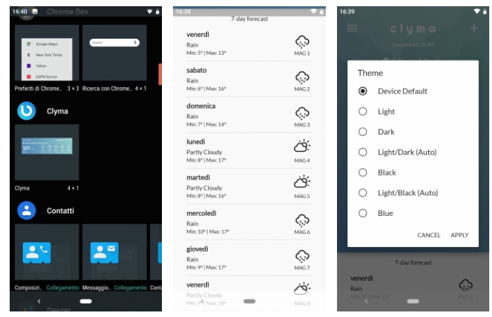 تطبيق Clyma Weather المجاني بديل لتطبيق Dark Sky الذي استحوذت عليه آبل مدونة نظام أون لاين التقنية