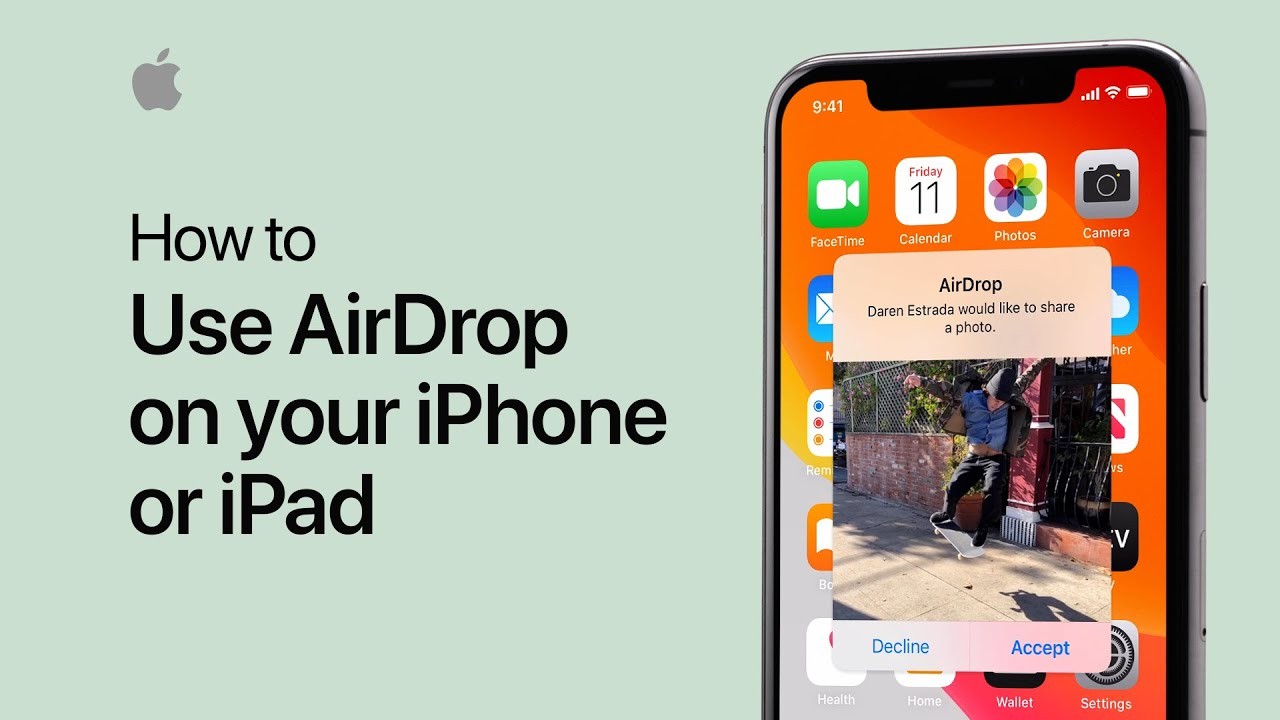 كيف انقل الصور عن طريق AirDrop | كيفية استخدام AirDrop في ...