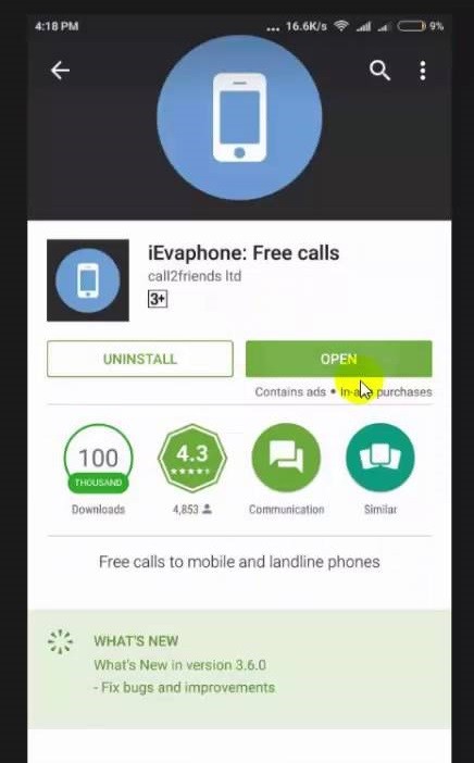 برنامج اتصال مجاني من النت الى الموبايل اندرويد |  برنامج iEva phone