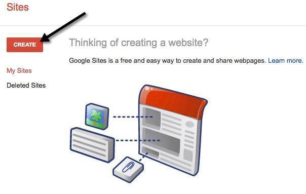 طريقة انشاء موقع مجاني على Google Sites