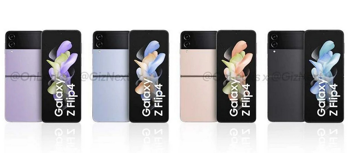 ألوان هاتف سامسونج Galaxy Z Flip4 تنكشف في صور رسمية مدونة نظام أون لاين التقنية
